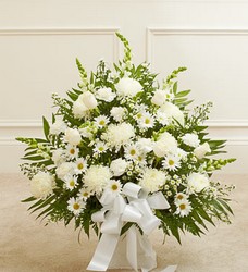 Heartfelt Tribute - White Flower Power, Florist Davenport FL